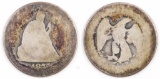 1875 CC Twenty Cent Silver Piece.