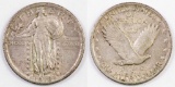 1918 P Standing Liberty Silver Quarter.