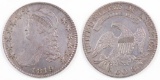1819 Capped Bust Silver Half Dollar.