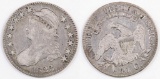 1823 Capped Bust Silver Half Dollar.