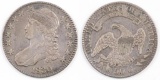 1830 Capped Bust Silver Half Dollar.