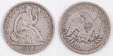 1856 O Seated Liberty Silver Half Dollar.