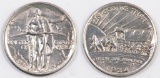 1934 D Oregon Trail Commemorative Silver Half Dollar.