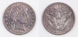 1901 P Barber Silver Quarter.