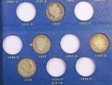 Group of (33) Barber Silver Quarters in Whitman Album.