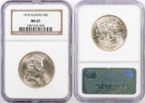 1918 Illinois Commemorative Silver Half Dollar (NGC) MS65.
