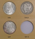 Group of (10) Morgan Silver Dollars.