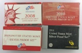 Group of (4) U.S. Silver Proof Sets.