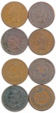 Group of (4) Indian Head Cents.