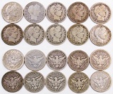 Group of (10) Barber Silver Quarters.