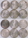 Group of (6) Morgan Silver Dollars.