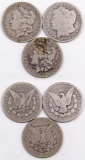 Group of (3) Carson City Mint Morgan Silver Dollars.