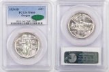 1934 D Oregon Trail Commemorative Silver Half Dollar (PCGS) MS66 with CAC.