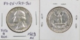 1963 Washington Silver Quarter.