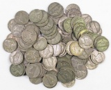 Group of (120) Jefferson War Nickels.