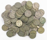 Group of (120) Jefferson War Nickels.