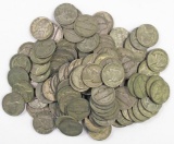 Group of (120) Jefferson War Nickels.
