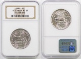 1936 Wisconsin Commemorative Silver Half Dollar (NGC) MS65.