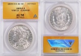 1889 S Morgan Silver Dollar (ANACS) AU58 details.