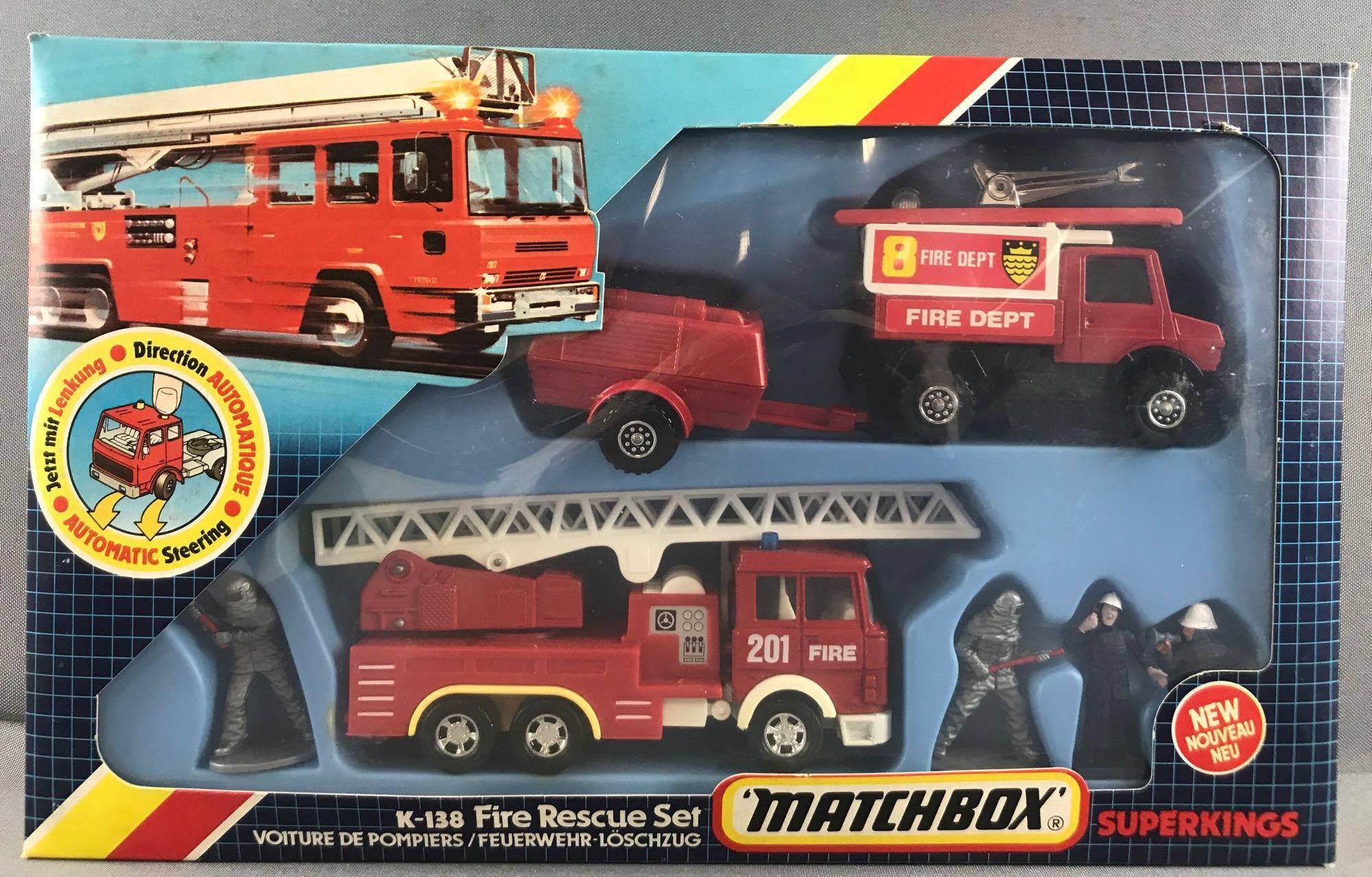Matchbox super kings store fire truck