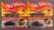 Group of 2 Hot Wheels Redline Classic 36 Ford Coupe Die-Cast Vehicles with Original Packaging