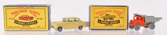 Group of 2 Matchbox Die-Cast Vehicles with Original Boxes