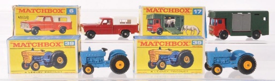 Group of 4 Matchbox Die-Cast Vehicles with Original Boxes