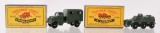 Group of 2 Matchbox Militray Die-Cast Vehicles with Original Boxes