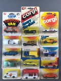 Group of 15 Corgi Toys Die-Cast Vehicles in Original Packaging