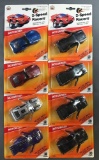 Group of 8 Zee Die-Cast Vehicles in Original Packaging