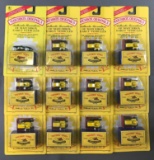 Group of 12 Matchbox Originals Authentic Recreations Die-Cast Vehicles in Original Packaging