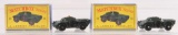 Group of 2 Matchbox No. 61 Army Scout Cars with Original Boxes