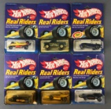 Group of 6 Hot Wheels Real Riders Die-Cast Vehicles in Original Packaging