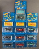 Group of 10 Hot Wheels Park N Plates Die-Cast Vehicles in Original Packaging