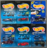 Group of 6 Hot Wheels Die-Cast Vehicles in Original Packaging