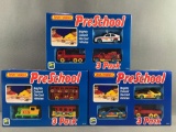 Group of 3 Matchbox PreSchool 3 Pack Die-Cast Vehicles in Original Packaging