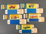 Group of 5 Matchbox E Type Boxes