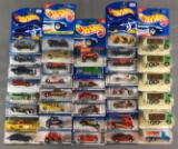 Group of 37 Hot Wheels Die Cast Vehicles in Original Packaging