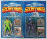 Group of 2 Marvel Super Heroes Secret Wars Action Figures in Original Packaging