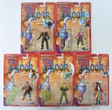 Group of 5 Mattel Hook Action Figures in Original Packaging