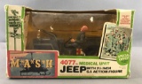 MASH 4077th Medical Unit Jeep with 3.75 inch G.I. Action Figure in Original Packaging