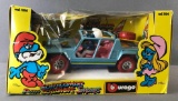 Bburago Puffi Stroumpfs Schlumpfe Smurfs Die-Cast Vehicle in Original Packaging