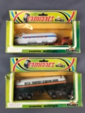 Group of 2 Vintage Camiones Die Cast Trucks In Original Packaging