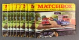 Group of 10 Vintage Matchbox Collectors Catalog USA Edition 1969.