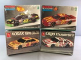 Group of 4 Racing Car Model Car Kits In Original boxes