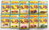 Group of 10 Matchbox Superfast Die-Cast Vehicles in Original Packaging