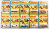 Group of 10 Matchbox Superfast Die-Cast Vehicles in Original Packaging