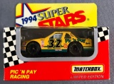 Group of 71 Matchbox Super Stars Racing die cast cars in original packaging