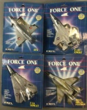 Group of 4 Ertl Force One Die-Cast Jets in Original Packaging