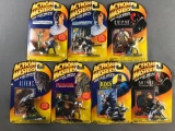 Group of 7 Kenner Action Masters Die-Cast Collectible Figures